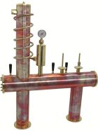 Schanksäule Modell "Brauhaus Kupfer" 6-leitig