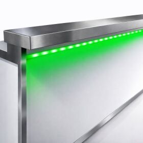 LED Strip Set mit Aluminium Kabelkanal 1A Netzteil...