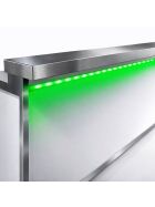 LED strip set with aluminum cable duct 1A power supply for 1.5 m beer & long drink counters