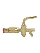 Brass tap fitting Rhineland with air valve