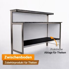 Intermediate shelf for 1.5 m counters