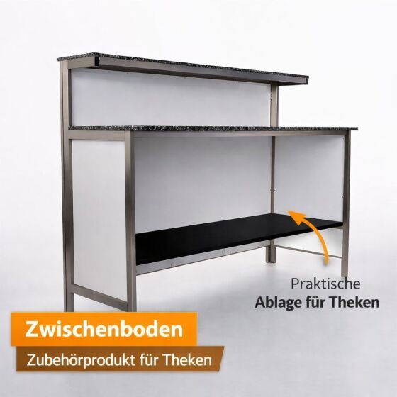 Zwischenboden für 2 m Theken