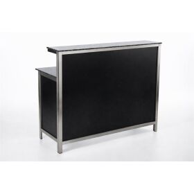 GDW Longdrinktheke aus Edelstahl 2m Schwarz Foamlite Schwarz