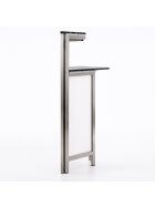 GDW 45° corner piece for long drink counters, stainless steel