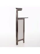 GDW corner piece for long drink counters, stainless steel
