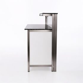Long drink bar with LED RGB light box