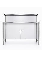 Long drink bar with LED RGB light box