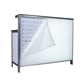 Long drink counter with LED backlite covering / including...