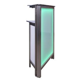 45° corner piece for long drink counters with LED RGB light box