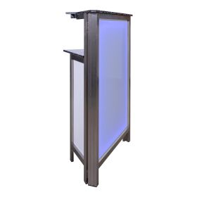 45° corner piece for long drink counters with LED RGB light box