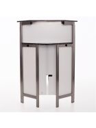 45° corner piece for long drink counters with LED RGB light box