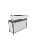 Multi-counter folding counter with bar top