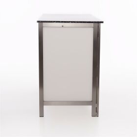 Folding counter made of stainless steel with PE surface...