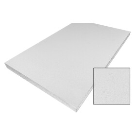 Klapptheke aus Edelstahl mit PE Oberfläche 1,25m Weiß Foamlite Weiß