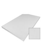 Corner piece for folding counters with LED light box Foamlite white
