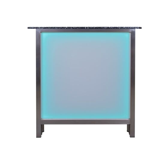 Corner part for folding counters with LED light box Stracciatella