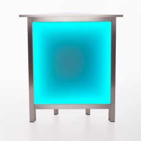 45° Eckteil für Klapptheken mit LED Leuchtkasten Stracciatella – 45° Eckteil für GDW Klapptheke mit LED RGB-Leuchtkasten
