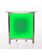 45° Eckteil für Klapptheken mit LED Leuchtkasten Stracciatella – 45° Eckteil für GDW Klapptheke mit LED RGB-Leuchtkasten