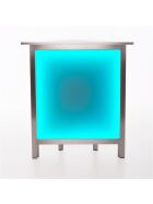 45° Eckteil für Klapptheken mit LED Leuchtkasten Stracciatella – 45° Eckteil für GDW Klapptheke mit LED RGB-Leuchtkasten