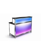 Multitheke Klapptheke und Baraufsatz mit LED Leuchtkasten