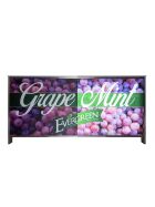 Folding counter with LED backlit panel & print