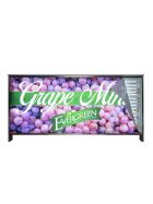 Folding counter with LED backlit display & print, 2 m, Stracciatella
