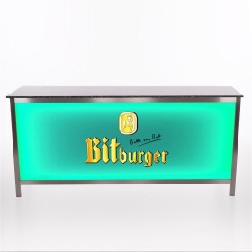Digital printing for LED folding counters 1.5m front