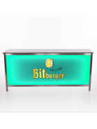 Digital printing for LED folding counters 2m front