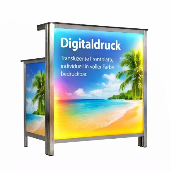 Digital printing for LED long drink counters