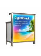Digital front print long drink counter 1.5 m front