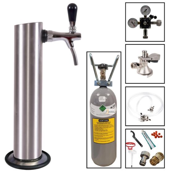 Tap fitting with compensator tap