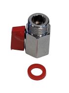 Tap fitting with compensator tap