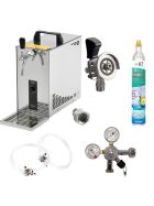 Stainless steel dispensing system 30 L / h from Lindr Complete set with CO², clock, hoses and keg