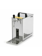 Stainless steel dispensing system 30 L / h from Lindr complete set with CO², clock, hoses and keg flat keg (A) 425g soda