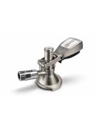 Stainless steel dispensing system 30 L / h from Lindr Complete set with CO², clock, hoses and keg flat keg (A) 2kg + cleaning set