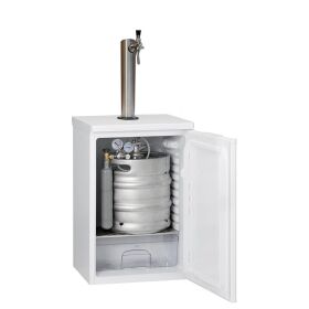 Complete beer bar / tap system for max. 30l barrel white flat keg (A) 500g Co²