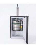 Complete beer bar / tap system for max. 30l barrel white flat keg (A) 2Kg Co²
