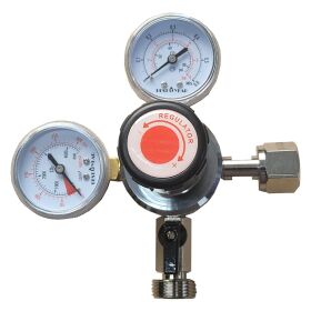 Complete beer bar / tap system for max. 30l barrel silver / gray flat keg (A) 500g Co²
