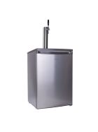 Complete beer bar / tap system for max. 30l barrel silver / gray flat keg (A) 500g Co²