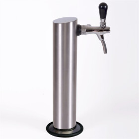Complete beer bar / tap system for max. 30l barrel silver / gray Kombikeg (M) 500g Co²