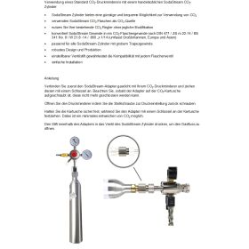 Beer bar complete for max 50l barrel silver 500g flat keg (A)