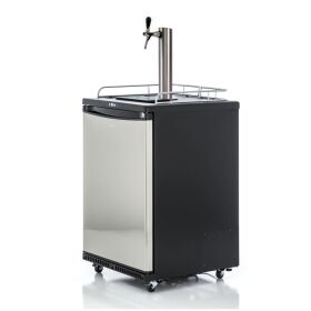 Beer bar complete for max 50l barrel silver 500g flat keg (A)