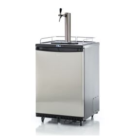 Beer bar complete for max 50l barrel silver 500g flat keg (A)