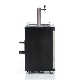 Beer bar complete for max 50l barrel silver 500g flat keg (A)