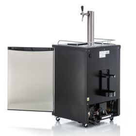 Beer bar complete for max 50l barrel silver 500g flat keg (A)