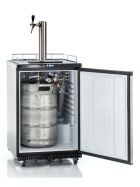 Beer bar complete for max 50l barrel silver 2kg flat keg (A)