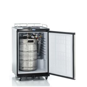Beer bar complete for max 50l barrel silver 2kg combi keg (M)