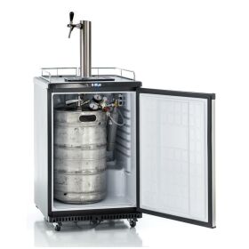 Beer bar complete for max 50l barrel silver 2kg combi keg (M)