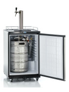 Beer bar complete for max 50l barrel black 2kg flat keg (A)