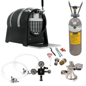 Dispensing system beer barrel shape complete set combi keg (M) 2kg & cleaning set